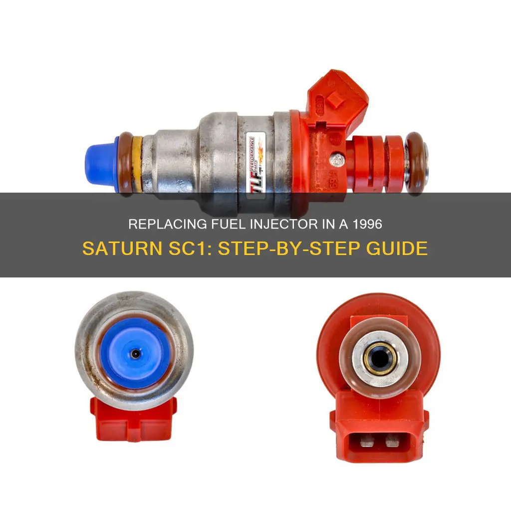 how to replace fuel injector 1996 saturn sc1