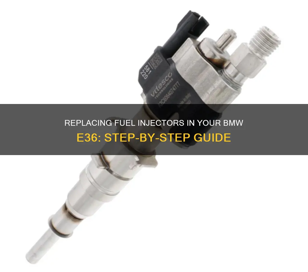 how to replace fuel injector 1998 bmw e36