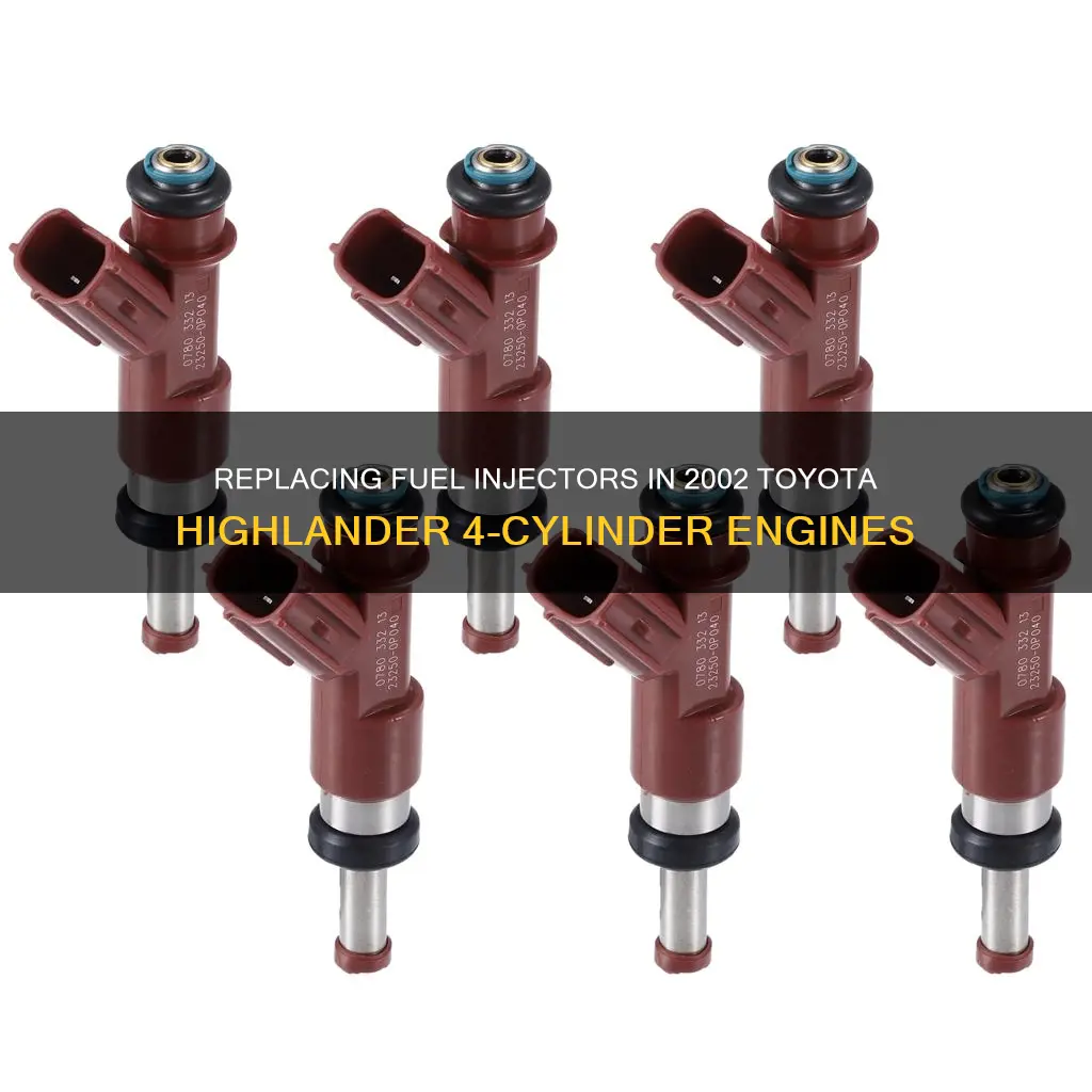 how to replace fuel injector 2002 toyota highlander 4 cylinder