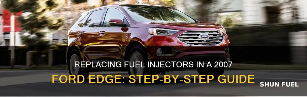 how to replace fuel injector 2007 ford edge