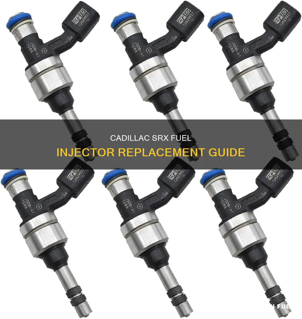 how to replace fuel injector cadillac srx