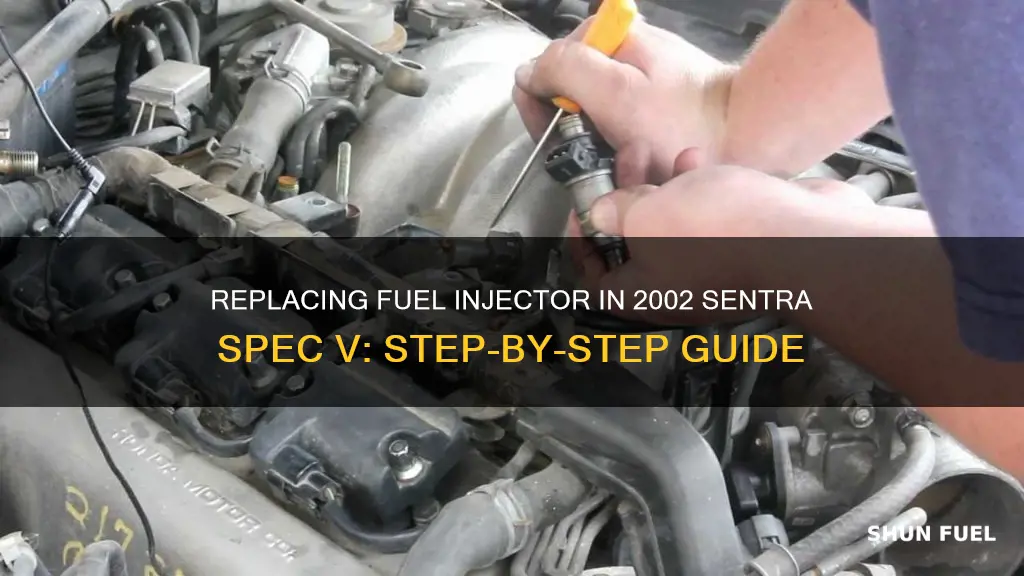 how to replace fuel injector for 2002 sentra spec v