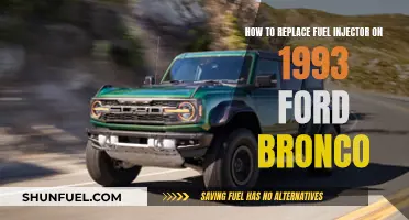 Replacing Fuel Injectors: 1993 Ford Bronco Maintenance Guide