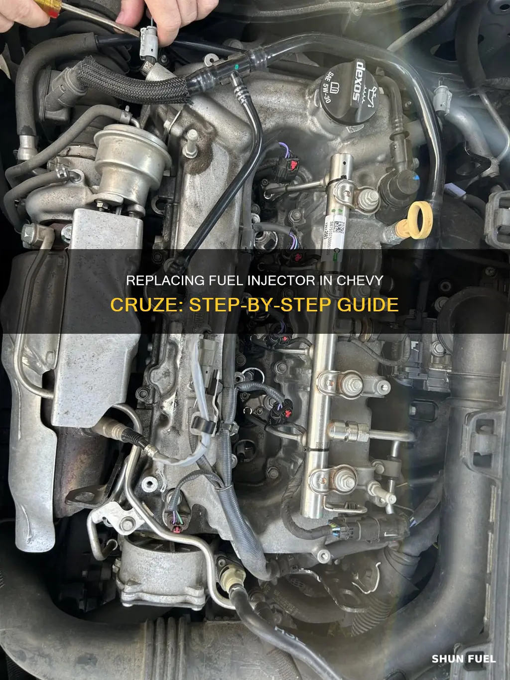 how to replace fuel injector on chevy cruze