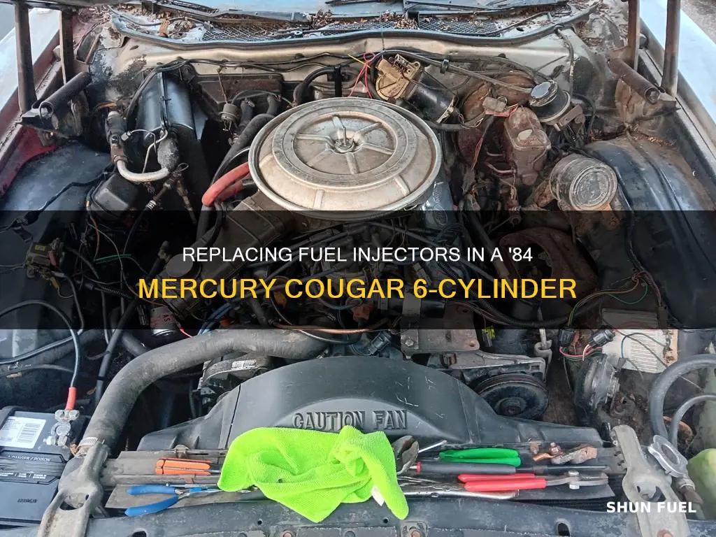 how to replace fuel injectors 1984 mercury cougar 6 cylinder