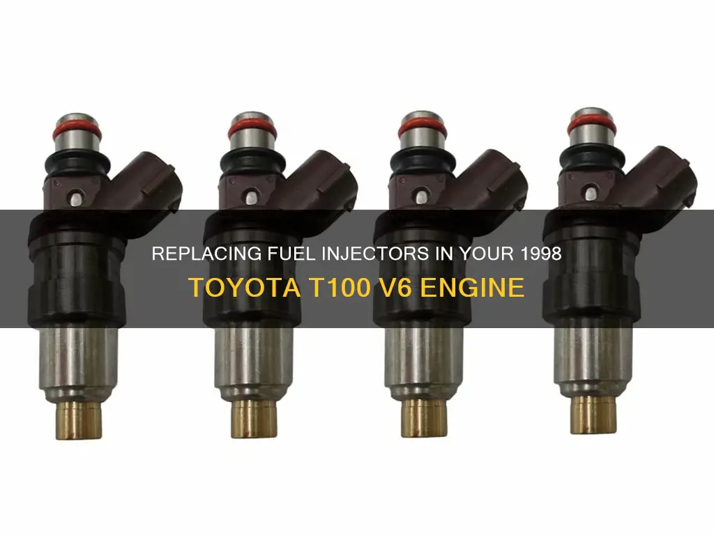 how to replace fuel injectors 1998 toyota t100 v6