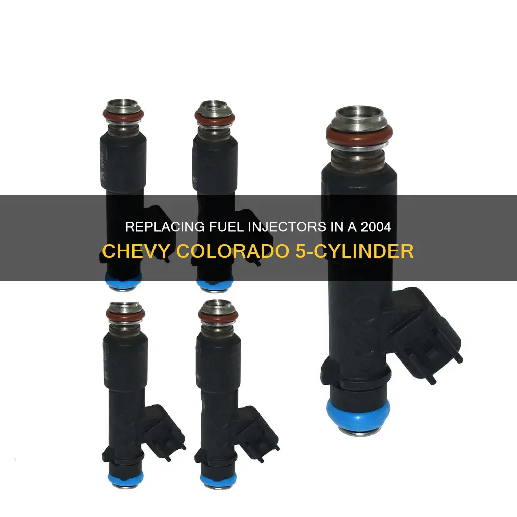 how to replace fuel injectors 2004 colorado 5 cyl