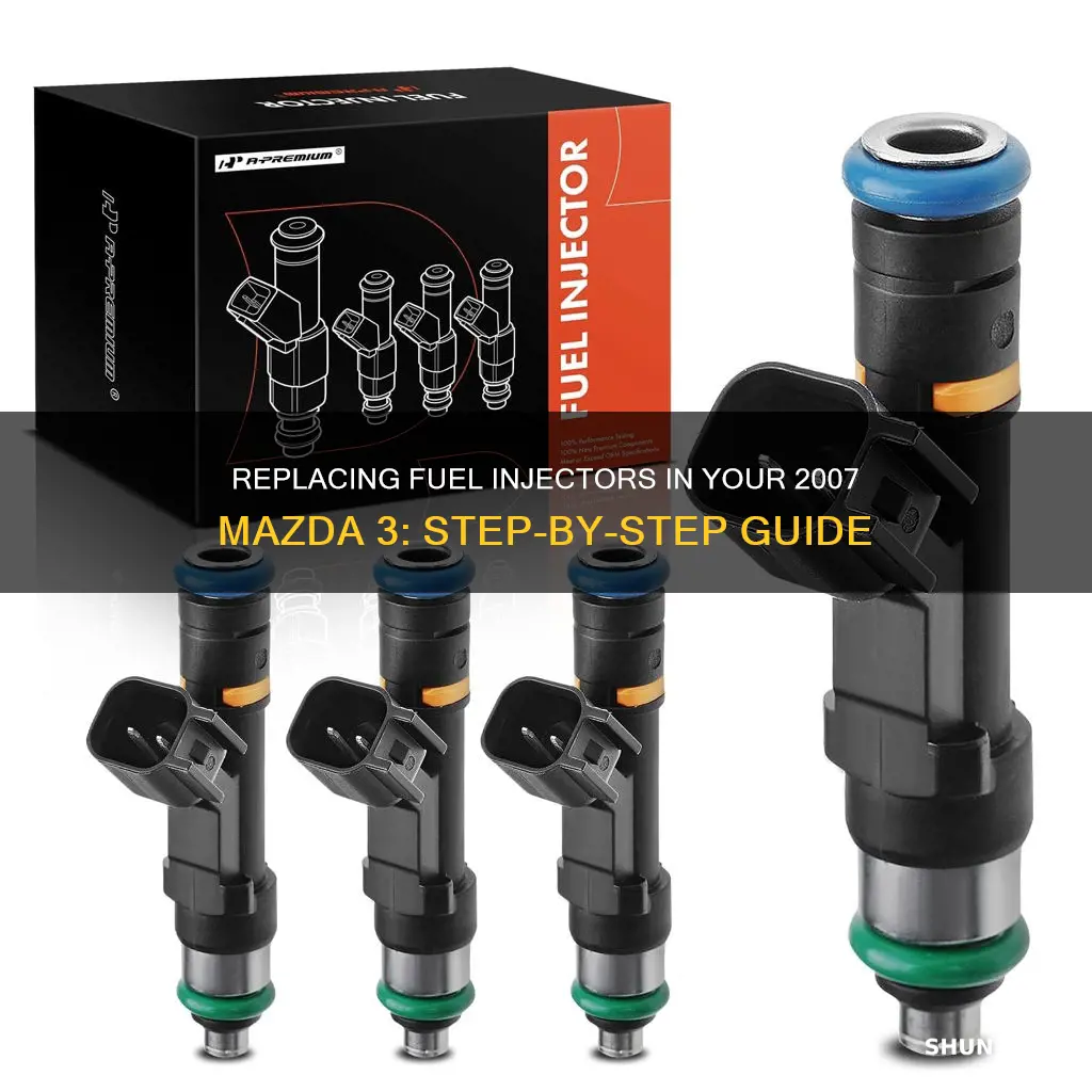 how to replace fuel injectors 2007 mazfa 3