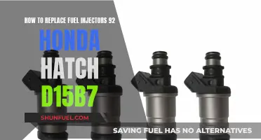 Replacing Fuel Injectors in a 92 Honda Hatch D15B7 Engine