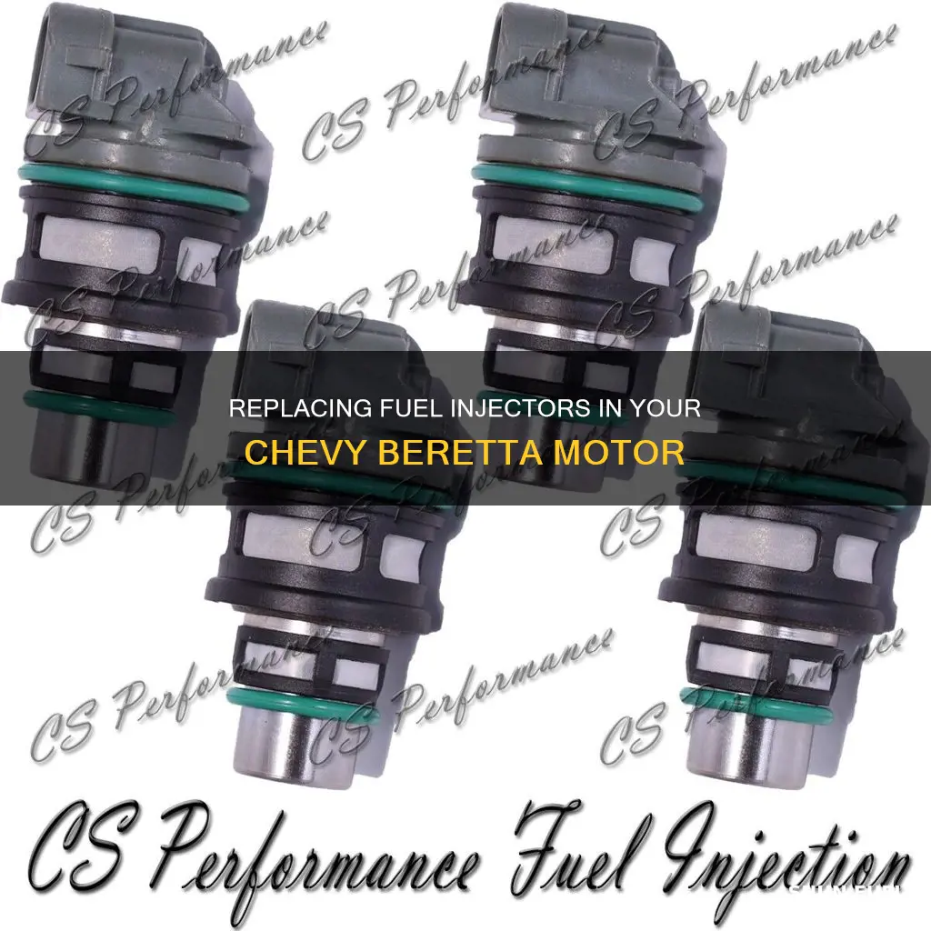 how to replace fuel injectors in a chevy beretta motor