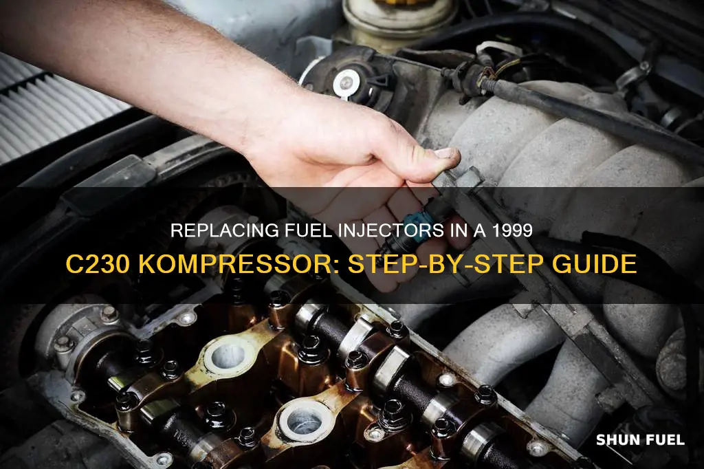 how to replace fuel injectors on 1999 c230 kompressor