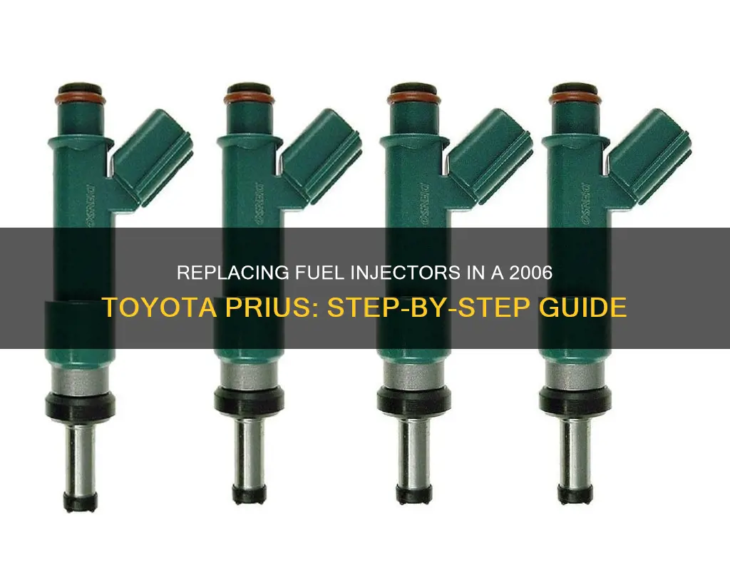 how to replace fuel injectors on a 2006 toyota prius