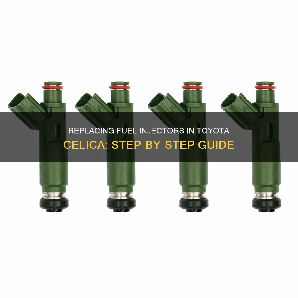 how to replace fuel injectors toyota celica