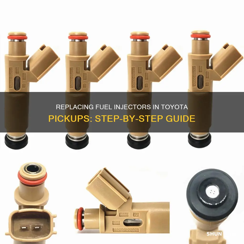 how to replace fuel injectors toyota pickup