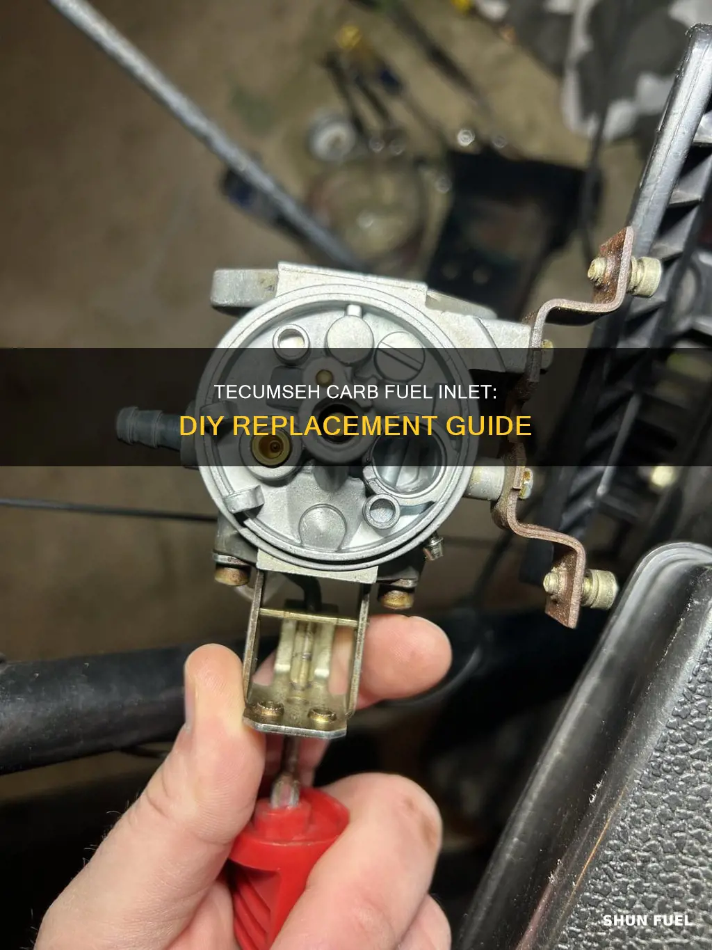 how to replace fuel inlet on tecumseh carb