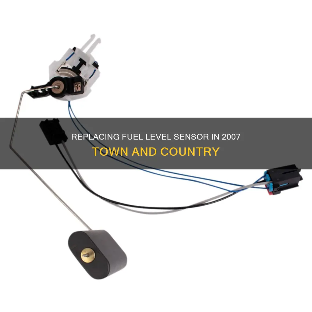 how to replace fuel level sensor 2007 town and country