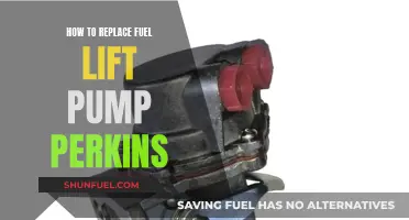 Replacing the Fuel Lift Pump in Your Perkins Engine