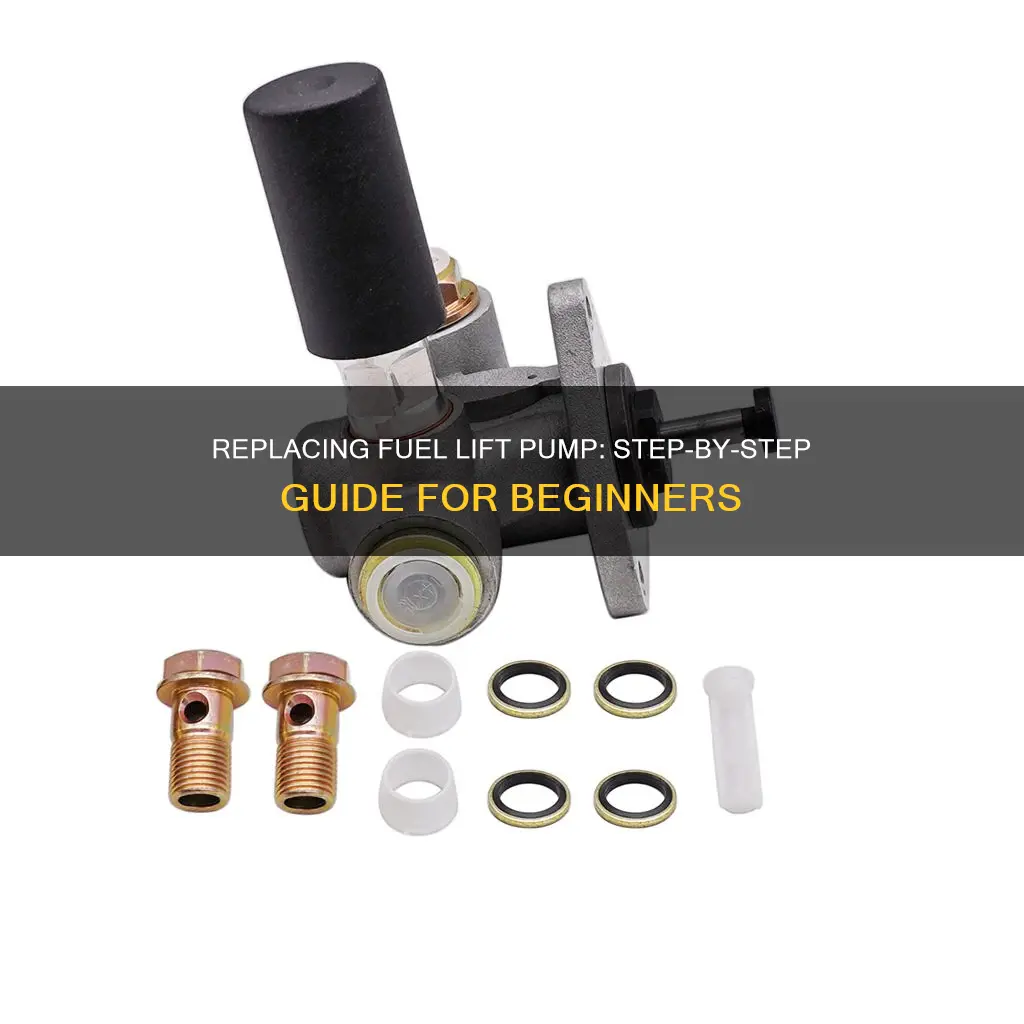 how to replace fuel lift pump