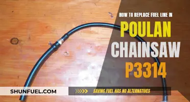 Replacing the Poulan P3314 Chainsaw's Fuel Line: A Step-by-Step Guide