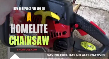 Replacing the Fuel Line on Your Homelite Chainsaw