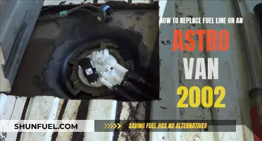 Replacing Fuel Lines: Astro Van 2002 Edition