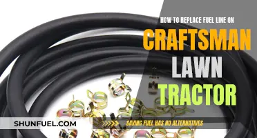 Craftsman Lawn Tractor: Replacing the Fuel Line