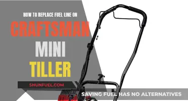 Craftsman Mini Tiller: Replacing the Fuel Line