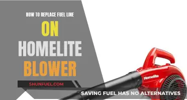 Replacing the Fuel Line on Your Homelite Blower: A Guide