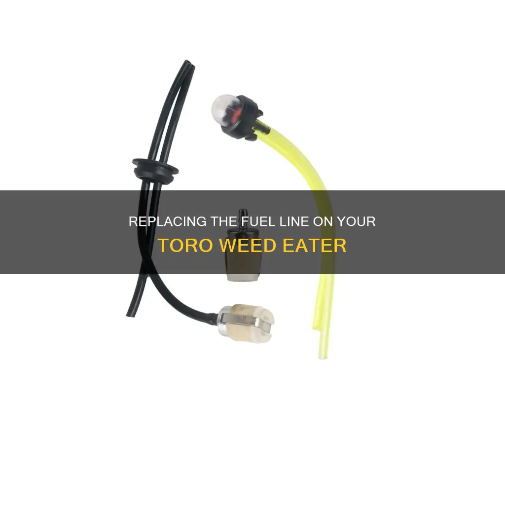 how to replace fuel line on toro weed eater