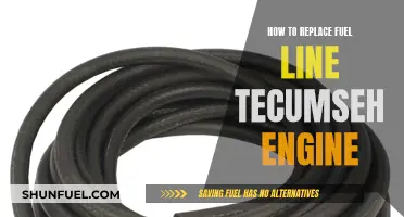 Tecumseh Engine Fuel Line: Replacing the Right Way