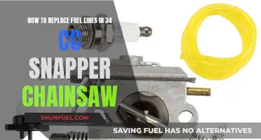 Replacing Fuel Lines in Your 34cc Snapper Chainsaw: Step-by-Step Guide