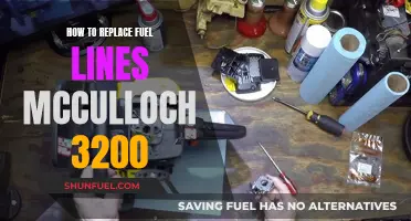 Replacing Fuel Lines: McCulloch 3200 Step-by-Step Guide