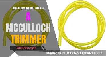 Replacing Fuel Lines: McCulloch Trimmer Maintenance Guide