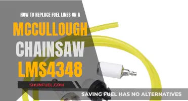 Replacing Fuel Lines: McCullough Chainsaw LMS4348 Maintenance Guide