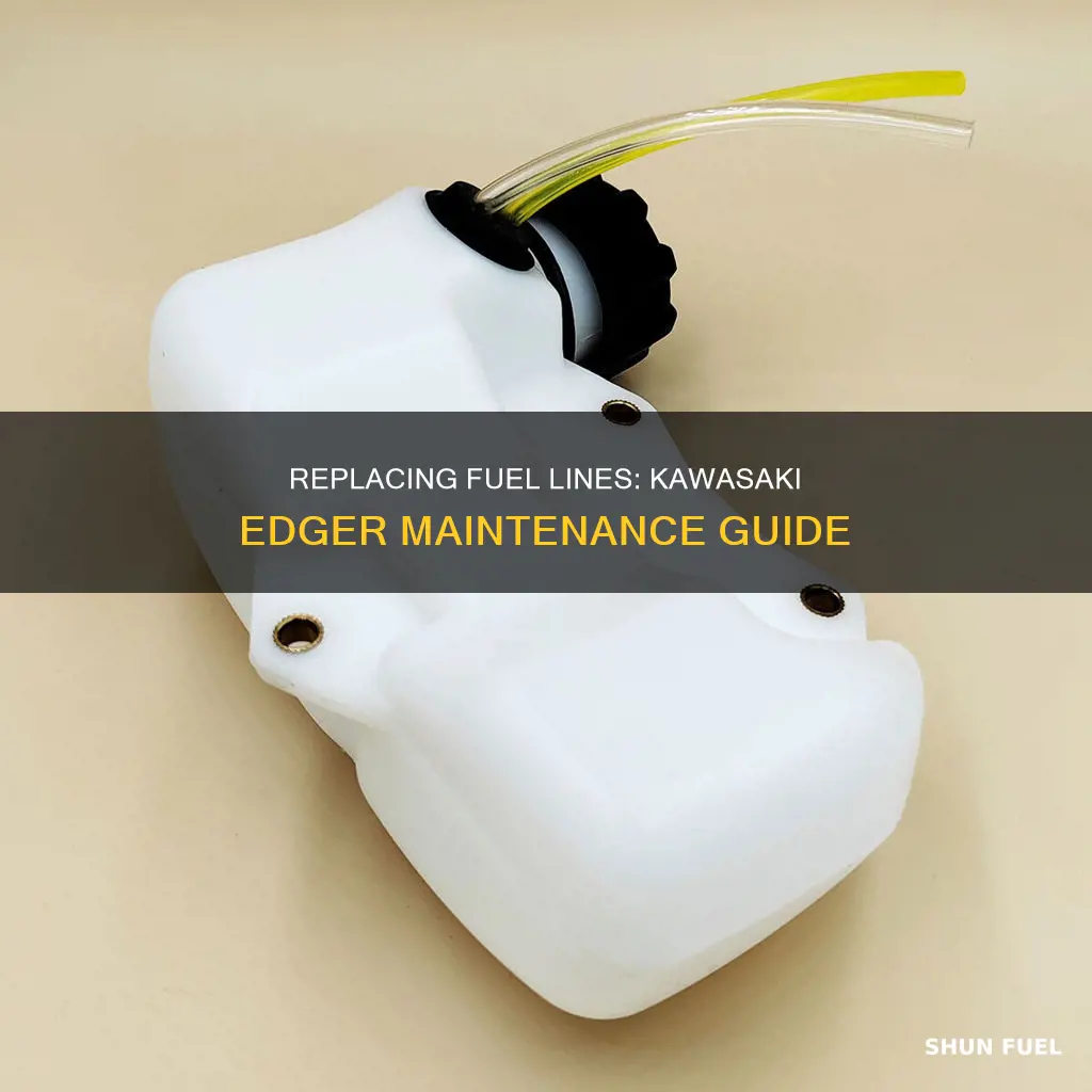 how to replace fuel lines on kawasaki edger