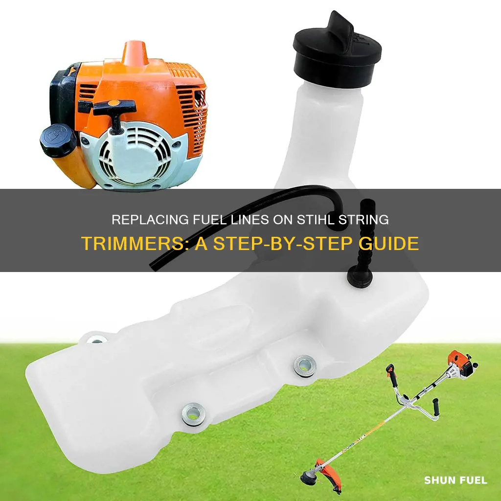 how to replace fuel lines on stihl string trimmer