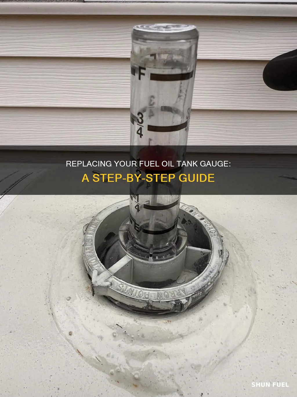 how to replace fuel oil tank gauge