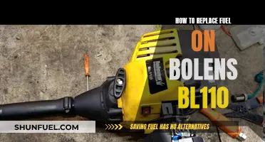 Replacing Fuel on Bolens BL110: A Step-by-Step Guide