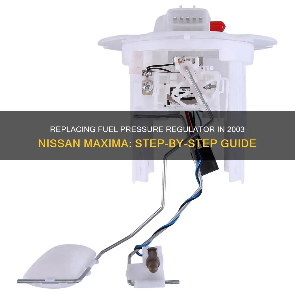 how to replace fuel pressure regulator 2003 nissan maxima