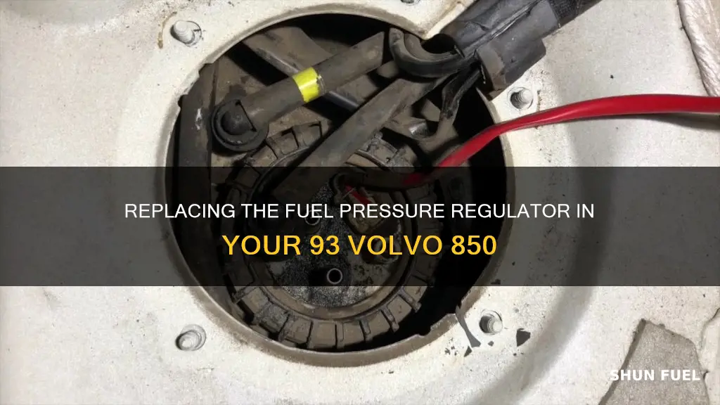 how to replace fuel pressure regulator on 93 volvo 850