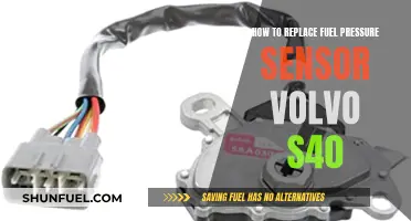 Volvo S40: Replacing the Fuel Pressure Sensor