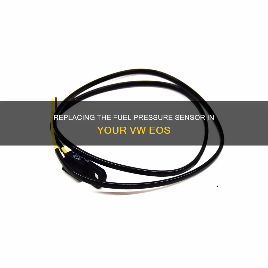 how to replace fuel pressure sensor vw eos