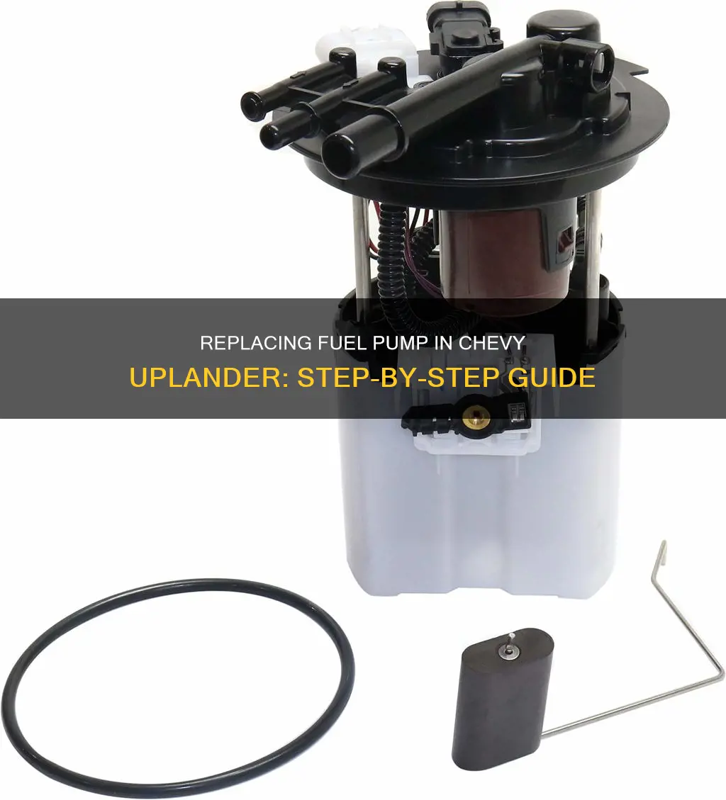 how to replace fuel pump 05 chevy uplander