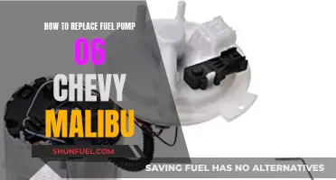 Replacing Fuel Pump in '06 Chevy Malibu: Step-by-Step Guide