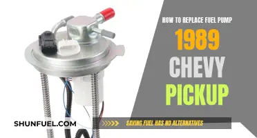 Replacing the Fuel Pump in Your '89 Chevy Pickup