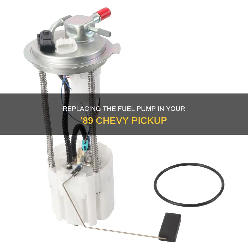 how to replace fuel pump 1989 chevy pickup