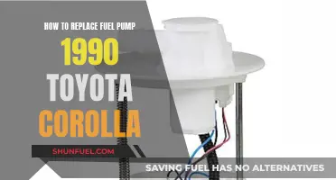 Replacing the Fuel Pump in a 1990 Toyota Corolla: Step-by-Step Guide