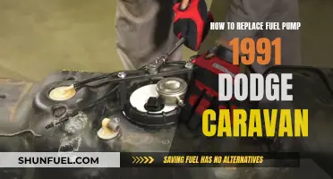 Replacing the Fuel Pump in a 1991 Dodge Caravan