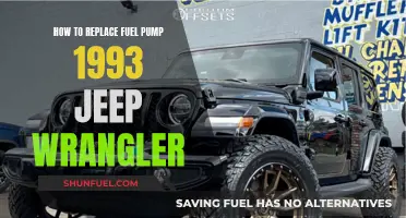 Replacing the Fuel Pump in a 1993 Jeep Wrangler: Step-by-Step Guide