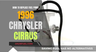 Replacing the Fuel Pump in Your 1996 Chrysler Cirrus